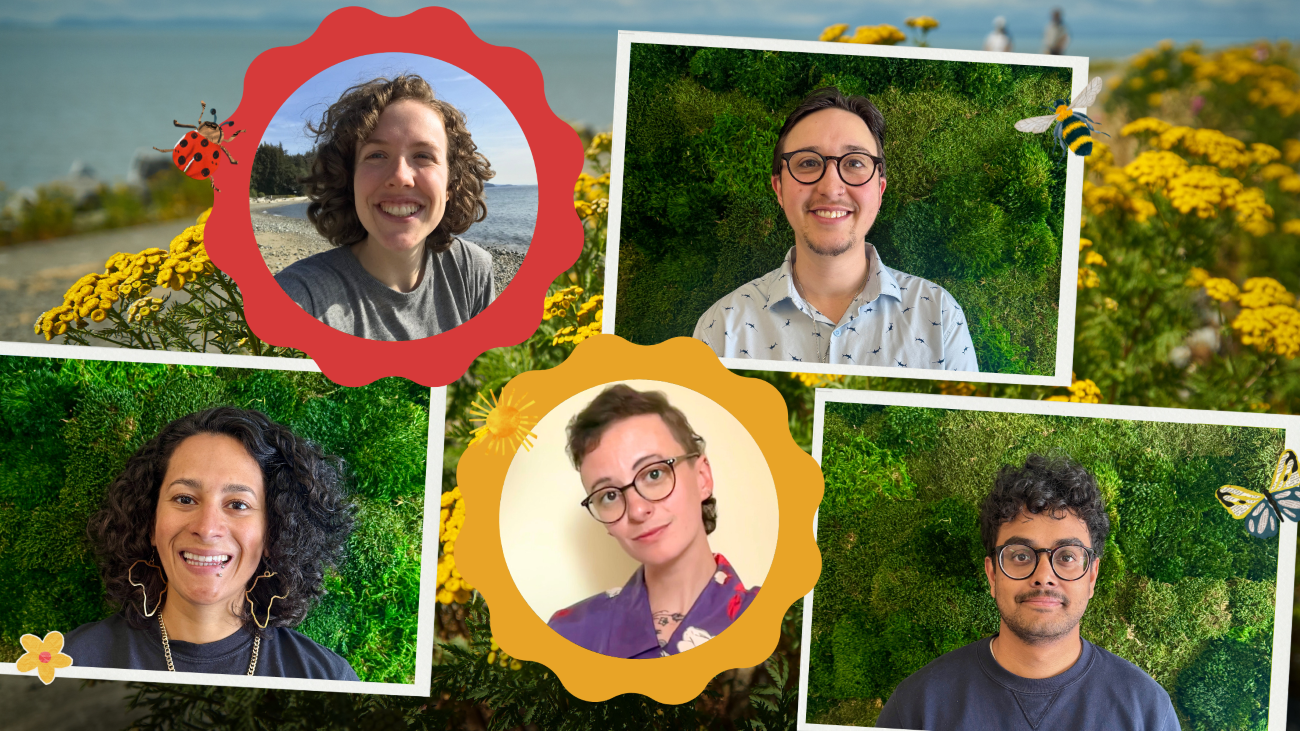 Top row (L-R): Sophie Harrison and Benjamin Foucault / Bottom row (L-R): Chantal Bacchus, Kai Fig Taddei and Avishka Lakwijaya