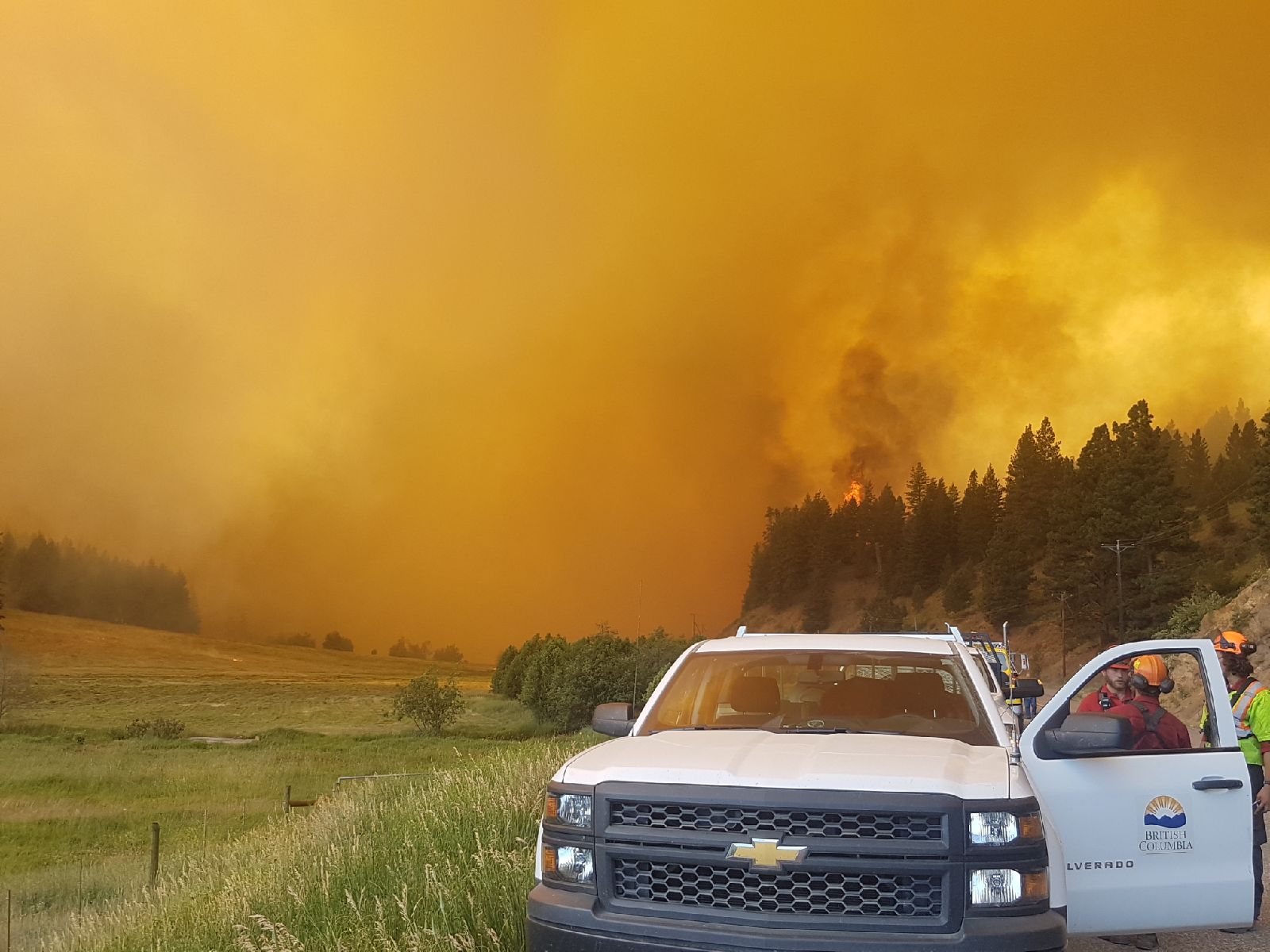 2017 BC wildfires (Photo: Province of BC)