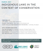 Indigenous Laws in the Context of Conservation cover